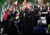 ادامه تجمع شبانه بوشهری‌ها در حمایت از نیروهای مسلح