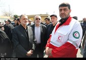 مراسم تشییع و خاکسپاری شهید علیرضا بیات در حرم حضرت عبدالعظیم حسنی (ع)