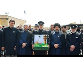 مراسم تشییع و خاکسپاری شهید علیرضا بیات در حرم حضرت عبدالعظیم حسنی (ع)