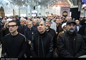 مراسم تشییع و خاکسپاری شهید علیرضا بیات در حرم حضرت عبدالعظیم حسنی (ع)