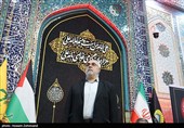 مراسم تشییع و خاکسپاری شهید علیرضا بیات در حرم حضرت عبدالعظیم حسنی (ع)