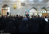 مراسم تشییع و خاکسپاری شهید علیرضا بیات در حرم حضرت عبدالعظیم حسنی (ع)