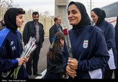 مراسم استقبال از تیم ملی فوتبال بانوان - قزوین