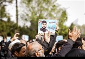 تشییع پیکر مطهر شهید محمدحسین رضایی در کاشان