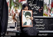 تشییع پیکر مطهر شهید محمدحسین رضایی در کاشان