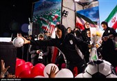  استقبال از تیم ملی فوتبال بانوان - تهران
