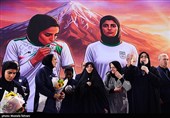  استقبال از تیم ملی فوتبال بانوان - تهران