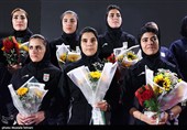  استقبال از تیم ملی فوتبال بانوان - تهران