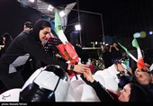  استقبال از تیم ملی فوتبال بانوان - تهران