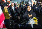  استقبال از تیم ملی فوتبال بانوان - تهران