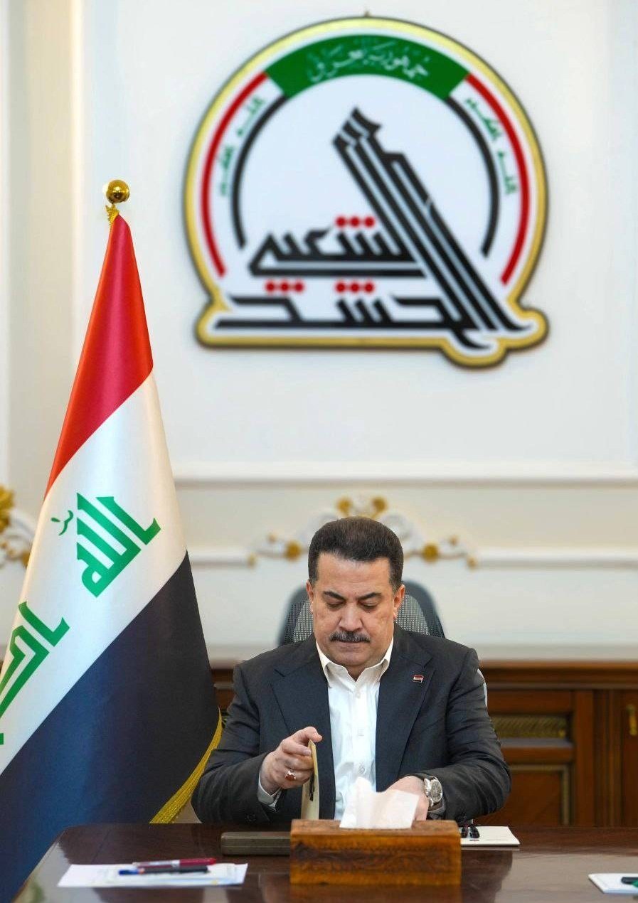 العراق , الحشد الشعبي , رئيس الوزراء العراقي  , الحرب الأمريكية الإسرائيلية على إيران , 