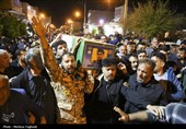 آیین استقبال و وداع با پیکر مطهر شهید ایمان خلیلی نژاد - خوزستان