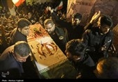 آیین استقبال و وداع با پیکر مطهر شهید ایمان خلیلی نژاد - خوزستان