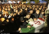 آیین استقبال و وداع با پیکر مطهر شهید ایمان خلیلی نژاد - خوزستان