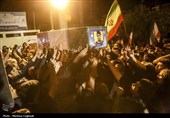 آیین استقبال و وداع با پیکر مطهر شهید ایمان خلیلی نژاد - خوزستان