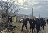 حضور مسئولان استانی در محل شهادت خانواده شهید بازگیر
