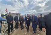 حضور مسئولان استانی در محل شهادت خانواده شهید بازگیر
