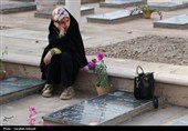 حال و هوای گلزار شهدای کرمان در پنجشنبه آخر سال