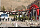 حال و هوای گلزار شهدای کرمان در پنجشنبه آخر سال