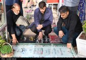 حال و هوای گلزار شهدای کرمان در پنجشنبه آخر سال