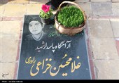 حال و هوای گلزار شهدای کرمان در پنجشنبه آخر سال