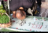 حال و هوای گلزار شهدای کرمان در پنجشنبه آخر سال