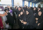 تشییع پیکر شهدای ناوشکن دنا در کرمانشاه