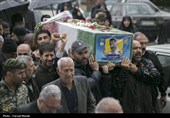 تشییع پیکر شهدای ناوشکن دنا در کرمانشاه