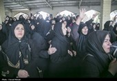تشییع پیکر شهدای ناوشکن دنا در کرمانشاه