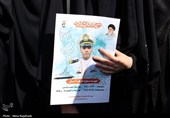 تشییع پیکر شهدای ناوشکن دنا در مشهد