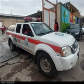 اعزام سومین تیم امدادی هلال احمر قزوین به تهران