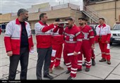 اعزام سومین تیم امدادی هلال احمر قزوین به تهران