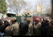 تشییع پیکر شهید وحید لطفی ندائی  - همدان
