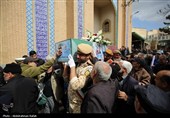 تشییع پیکر شهید وحید لطفی ندائی  - همدان