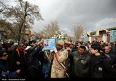 تشییع پیکر شهید وحید لطفی ندائی  - همدان