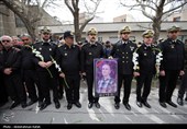 تشییع پیکر شهید وحید لطفی ندائی  - همدان