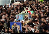 تشییع پیکر شهید وحید لطفی ندائی  - همدان