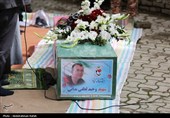 تشییع پیکر شهید وحید لطفی ندائی  - همدان
