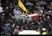 تشییع پیکر شهید وحید لطفی ندائی  - همدان