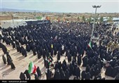 تشییع پیکر مطهر شهید فرهاد رضایی از شهدای ناو دنا در آیسک