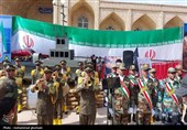 تشییع پیکر مطهر شهید فرهاد رضایی از شهدای ناو دنا در آیسک