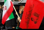 تشییع پیکر 13 شهید حملات آمریکایی صهیونی در تبریز