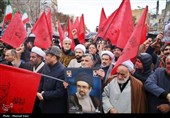 تشییع پیکر 13 شهید حملات آمریکایی صهیونی در تبریز