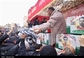 تشییع پیکر 13 شهید حملات آمریکایی صهیونی در تبریز