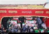 تشییع پیکر 13 شهید حملات آمریکایی صهیونی در تبریز