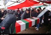 تشییع پیکر 13 شهید حملات آمریکایی صهیونی در تبریز