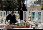 گلستان شهدا، میعادگاه عاشقان وطن در اولین لحظه سال نو