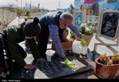گلستان شهدا، میعادگاه عاشقان وطن در اولین لحظه سال نو