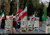 گلستان شهدا، میعادگاه عاشقان وطن در اولین لحظه سال نو