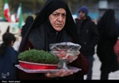 گلستان شهدا، میعادگاه عاشقان وطن در اولین لحظه سال نو
